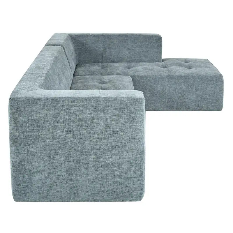 L-Shaped Modular Modular Combination Living Room Sofa Set Modern Minimalist Sofa, Upholstered Deep Seat Couches