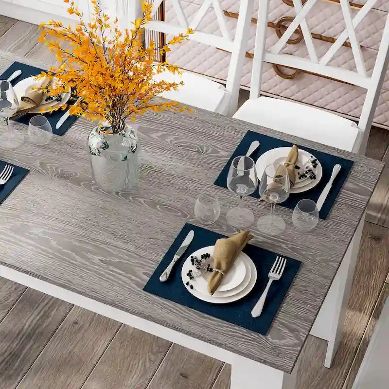 Costway Dining Table 47 Inch Kitchen Dining Table Rectangular for