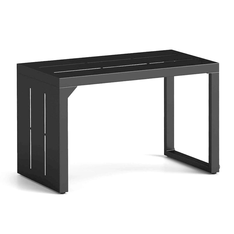 Costway 1/2 PCS C-Shaped End Table with Adjustable Foot Pads 2-In-1