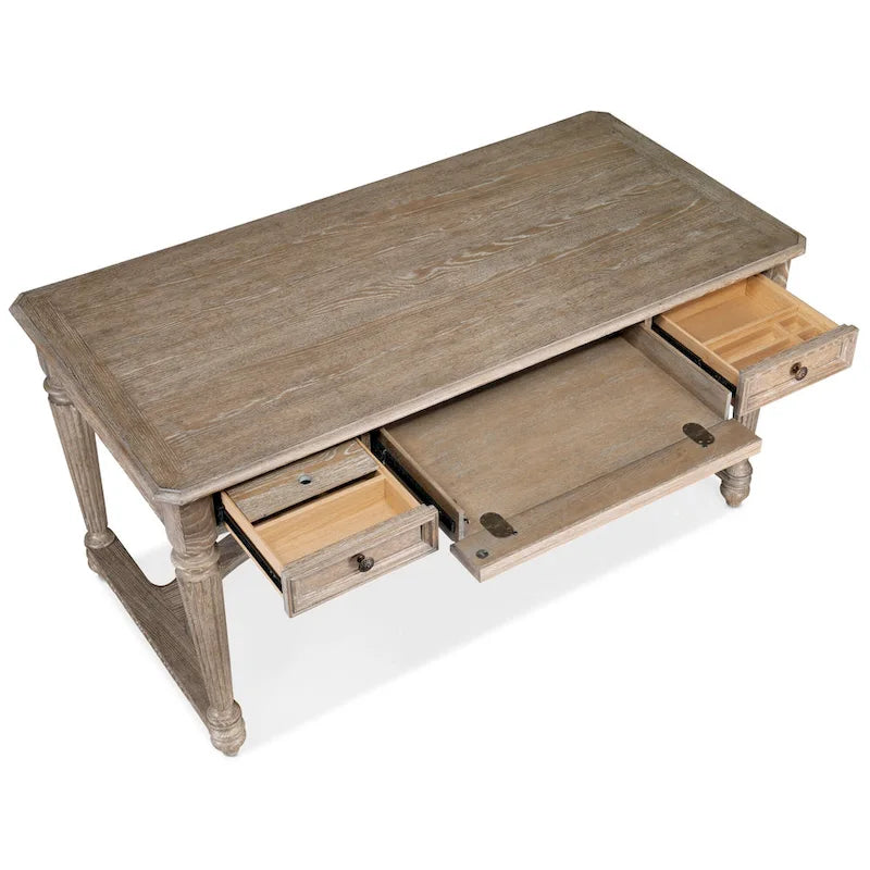 Hooker Furniture 5981-10458 Work Your Way 60 Oak Veneer 3 Drawer