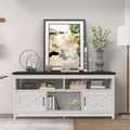 59 Farmhouse Coffee Bar Cabinet Sideboard Buffet with Power Outlets - 58 inches