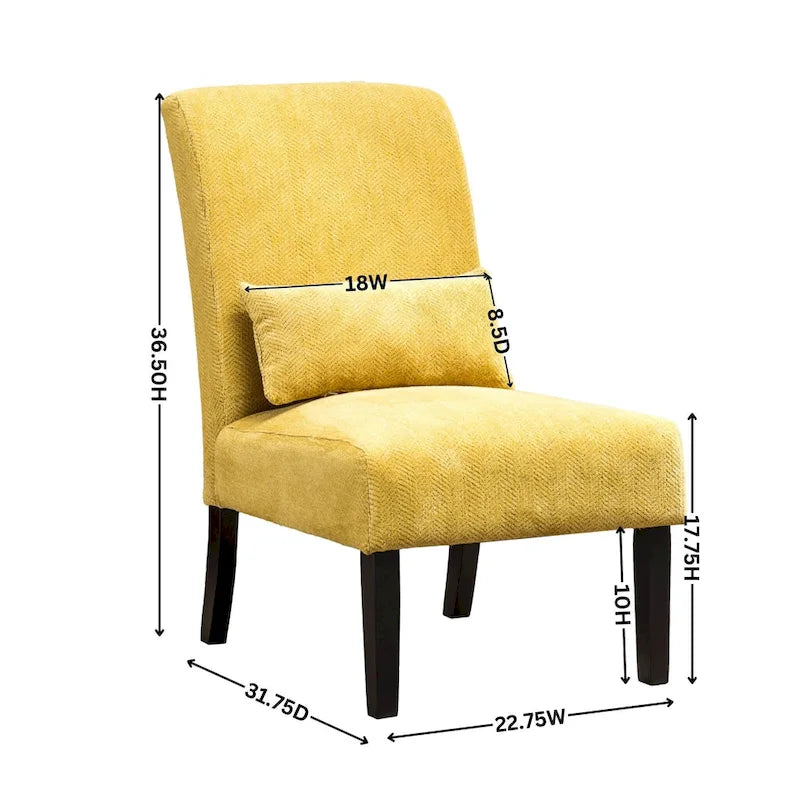 31.75 High Back Polyester Accent Chair