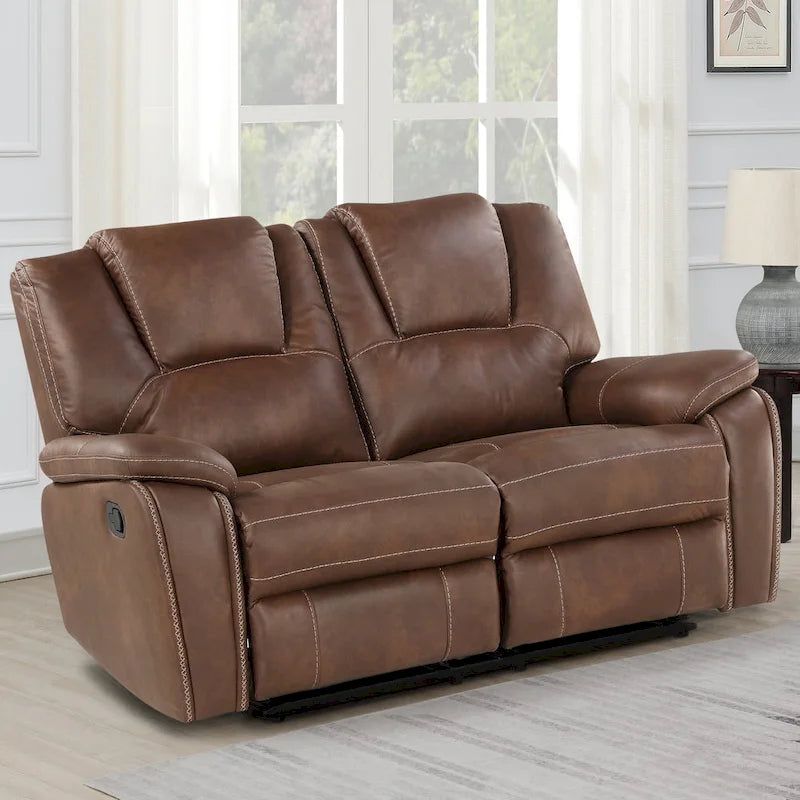 Steve Silver Kameryn Faux Leather Reclining 3-Piece Set
