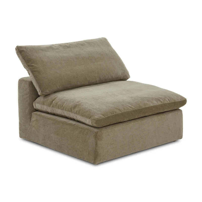Aurelle Home Corbin Modern Modular Sectional Piece - Slipper Chair