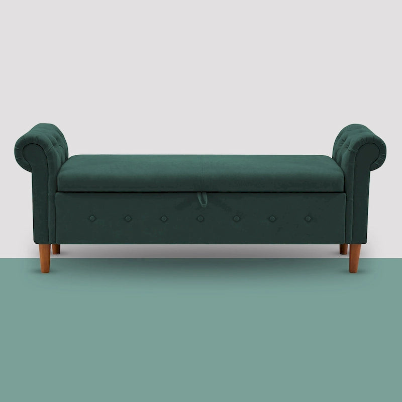 Multifunctional Storage Rectangular Sofa Stool Bench - 24.1 H x 22.1 W x 63 D