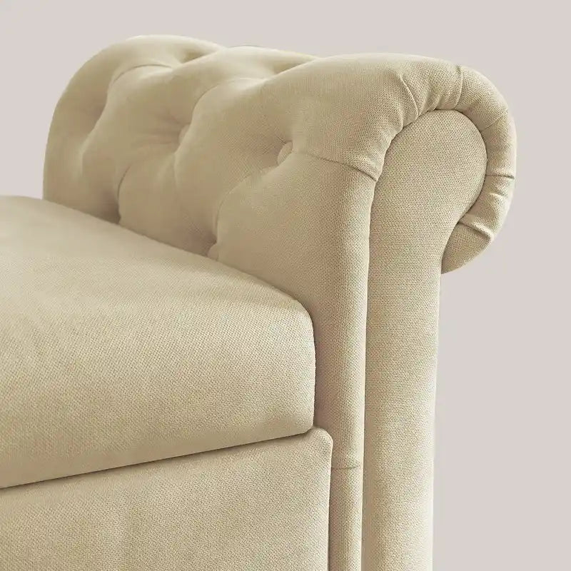 Multifunctional Storage Rectangular Sofa Stool Bench - 24.1 H x 22.1 W x 63 D