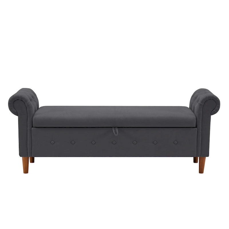 Multifunctional Storage Rectangular Sofa Stool Bench - 24.1 H x 22.1 W x 63 D