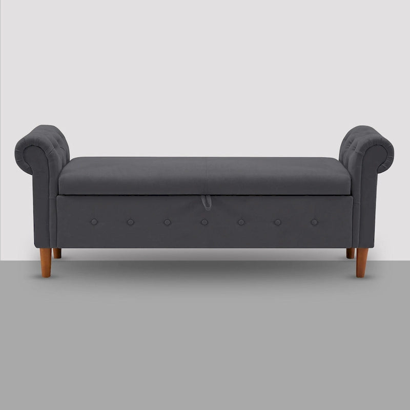 Multifunctional Storage Rectangular Sofa Stool Bench - 24.1 H x 22.1 W x 63 D