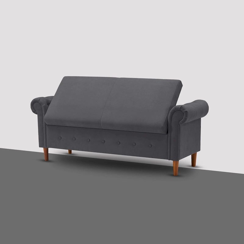 Multifunctional Storage Rectangular Sofa Stool Bench - 24.1 H x 22.1 W x 63 D