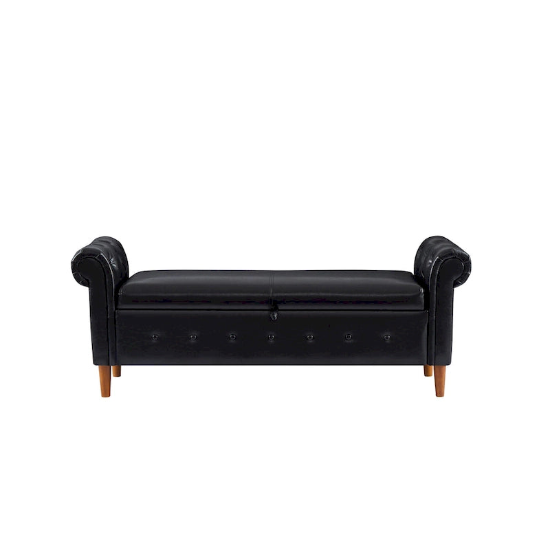Multifunctional Storage Rectangular Sofa Stool Bench - 24.1 H x 22.1 W x 63 D