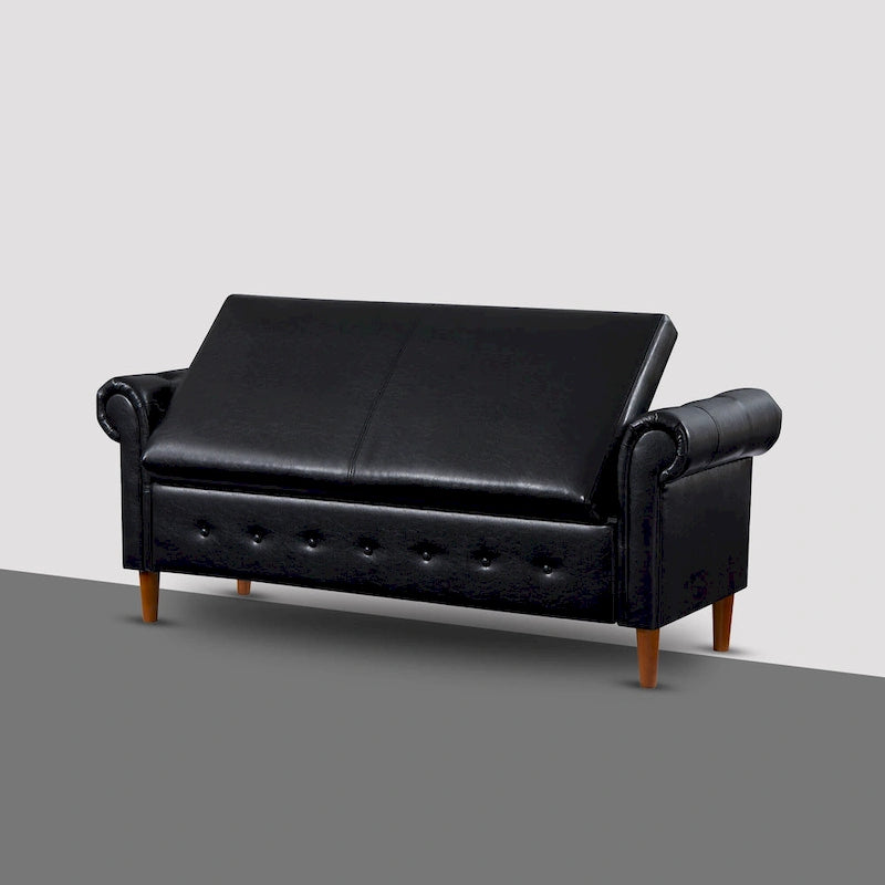 Multifunctional Storage Rectangular Sofa Stool Bench - 24.1 H x 22.1 W x 63 D