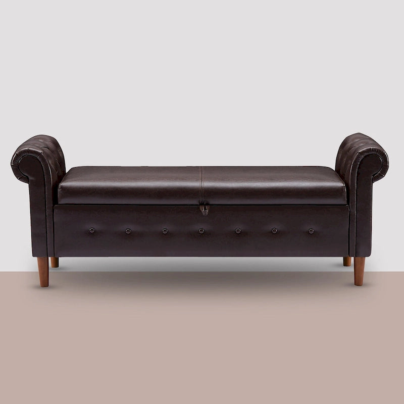 Multifunctional Storage Rectangular Sofa Stool Bench - 24.1 H x 22.1 W x 63 D