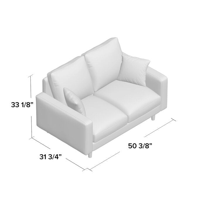 Craigmont 50.4 Square Arm Loveseat