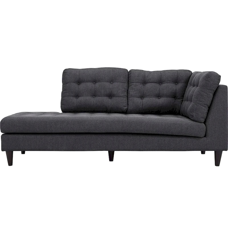 Carson Carrington Humlebaek Empress Upholstered Fabric Chaise