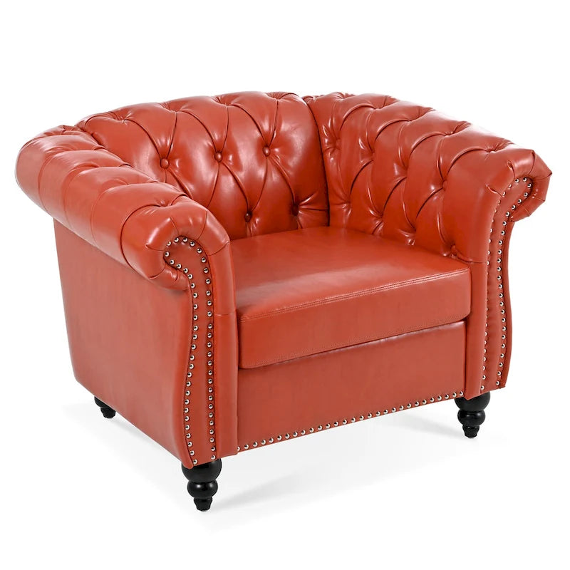 Classic Design Comfortable 1 Seater Sofa Accent Chair For Living Room