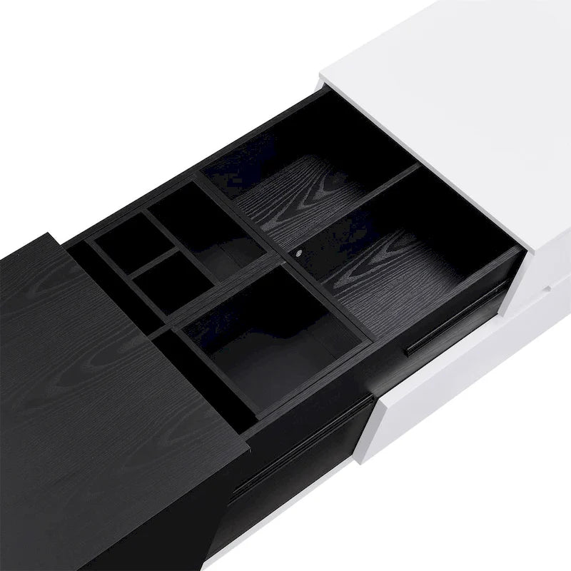 Merax Modern Extendable Sliding Top Coffee Table