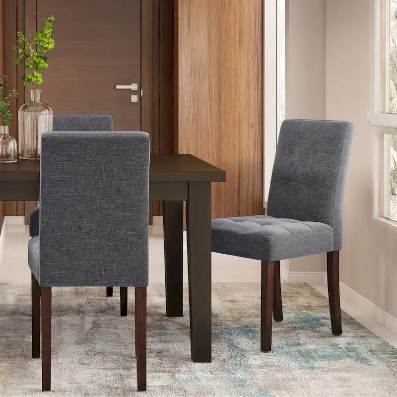 WYNDENHALL Jefferson Contemporary Parson Dining Chair (Set of 2) - 18.9w x 23d x 35.8h