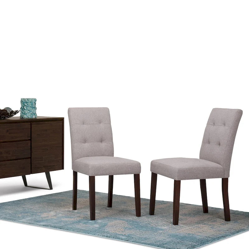 WYNDENHALL Jefferson Contemporary Parson Dining Chair (Set of 2) - 18.9w x 23d x 35.8h
