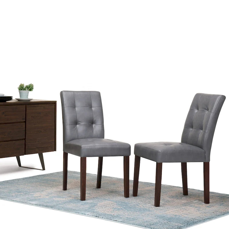 WYNDENHALL Jefferson Contemporary Parson Dining Chair (Set of 2) - 18.9w x 23d x 35.8h