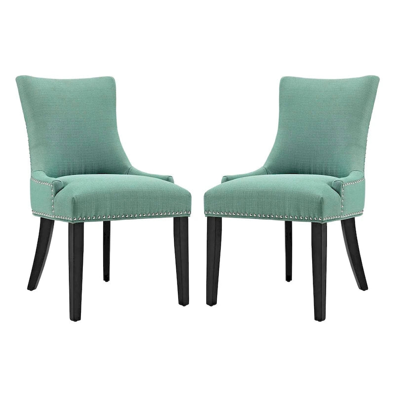 Marquis Set of 2 Fabric Dining Side Chair