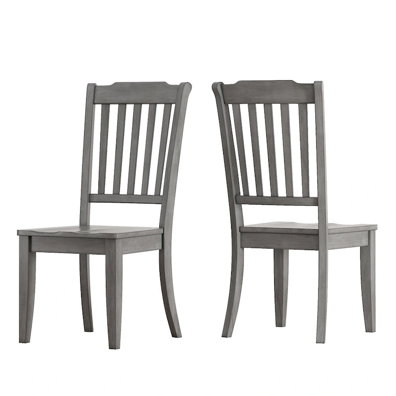 Eleanor Black Extending Oval Wood Table Slat Back 5-piece Dining Set by iNSPIRE Q Classic