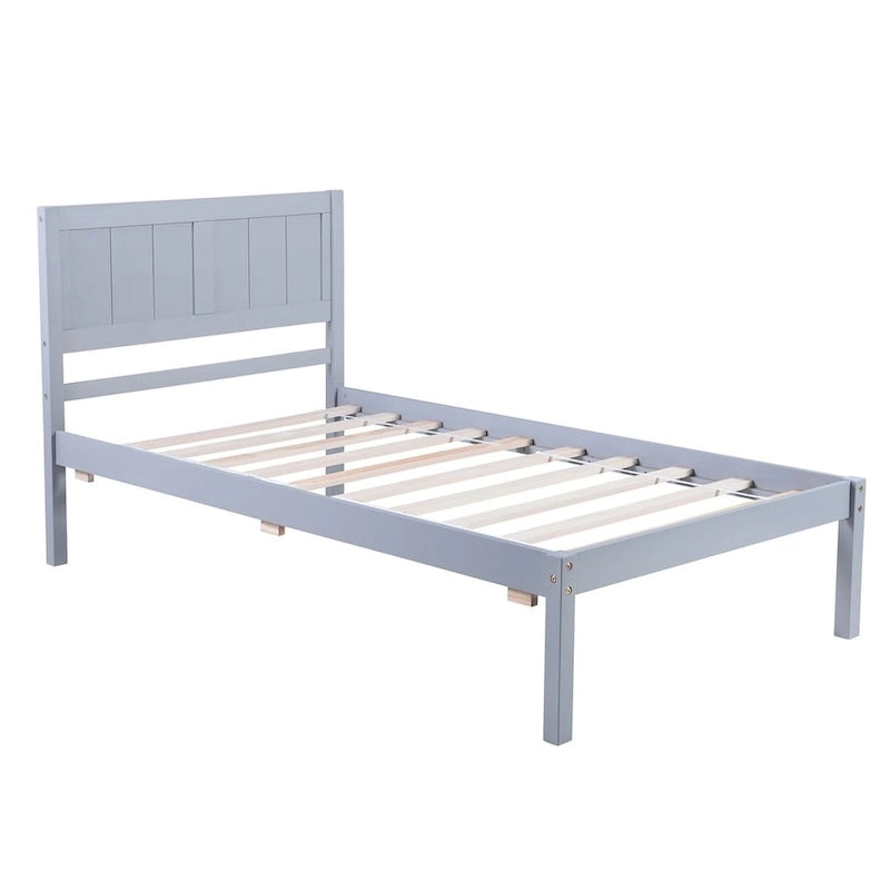 Harper & Bright Designs Wood Twin Platform Bed