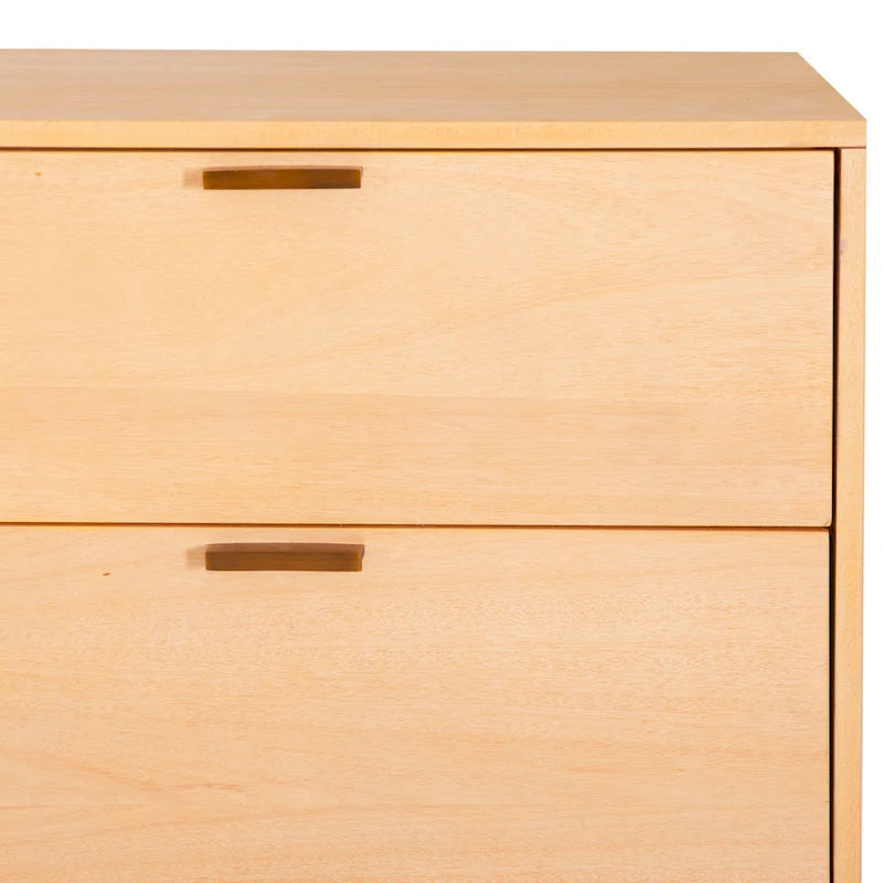 Carter Wooden Mid-Century 6-Drawer Dresser