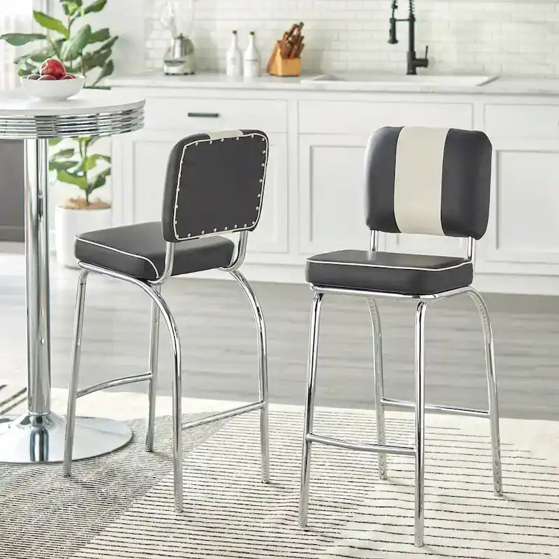 Simple Living Raleigh Retro 30 Bar Stool (Set of 2)
