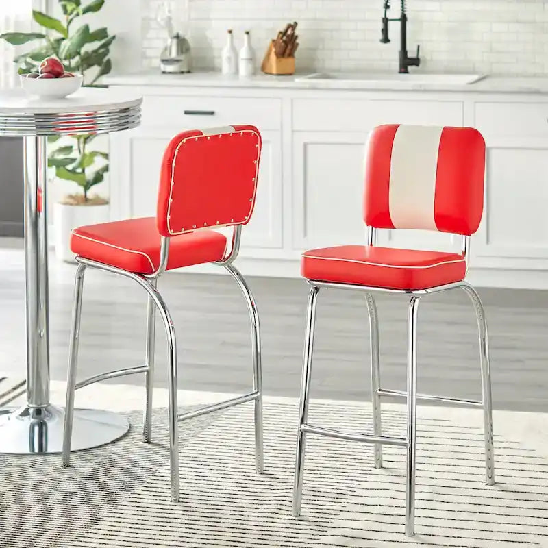 Simple Living Raleigh Retro 30 Bar Stool (Set of 2)