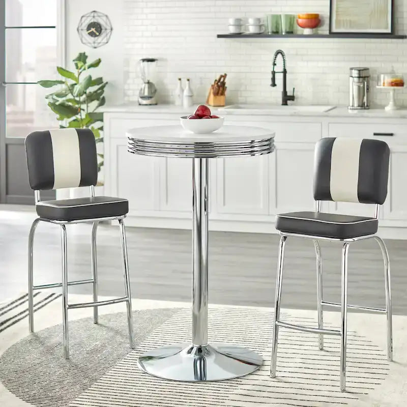 Simple Living Raleigh Retro 30 Bar Stool (Set of 2)