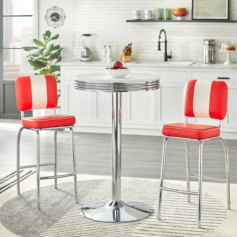 Simple Living Raleigh Retro 30 Bar Stool (Set of 2)