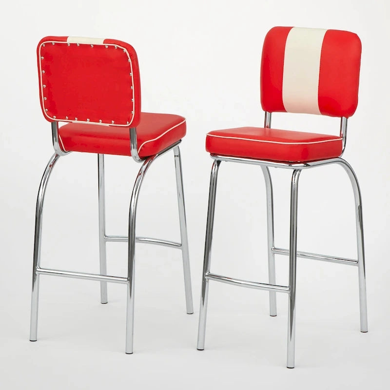 Simple Living Raleigh Retro 30 Bar Stool (Set of 2)