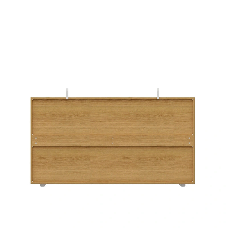 Premium 59-inch 6 Drawers White Floor Double Dresser by Kerrogee
