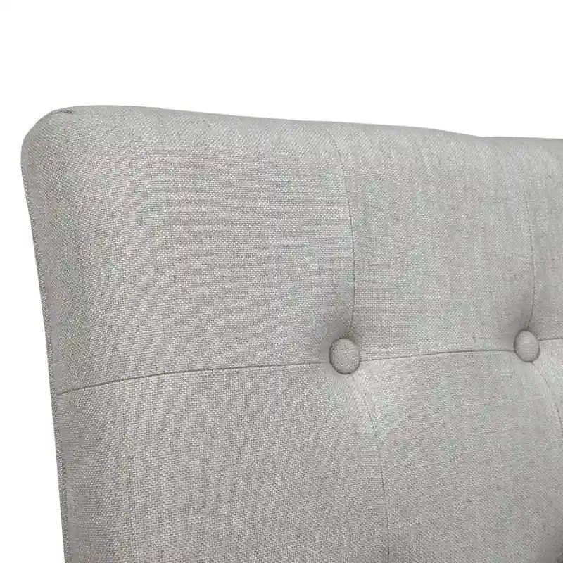 Tia Modern Tufted Grey Counter Chairs (Set of 2) by Furniture of America