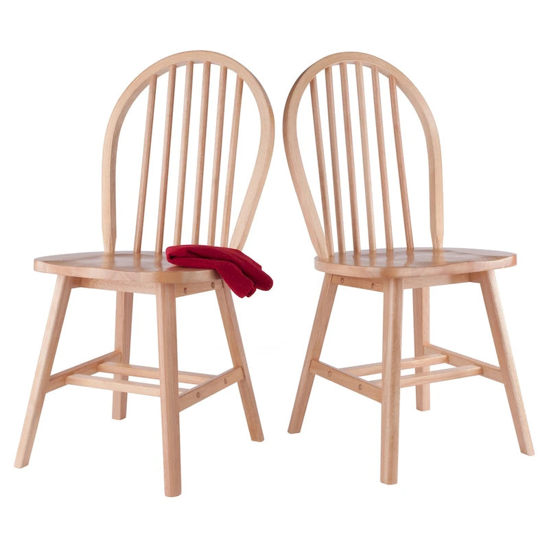 Windsor 2-PC Chair Set, Natural
