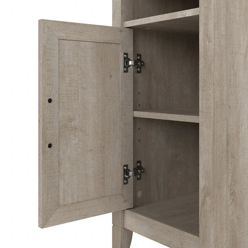 Key West End Table with Door by Bush Furniture