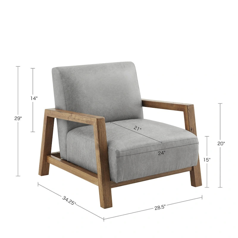 INK+IVY Easton Low Profile Accent Chair