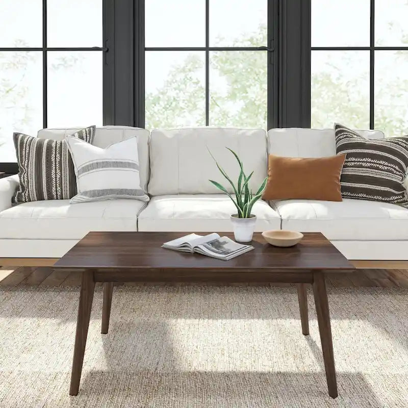 Plank and Beam Mid-Century Rectangular Coffee Table - 40
