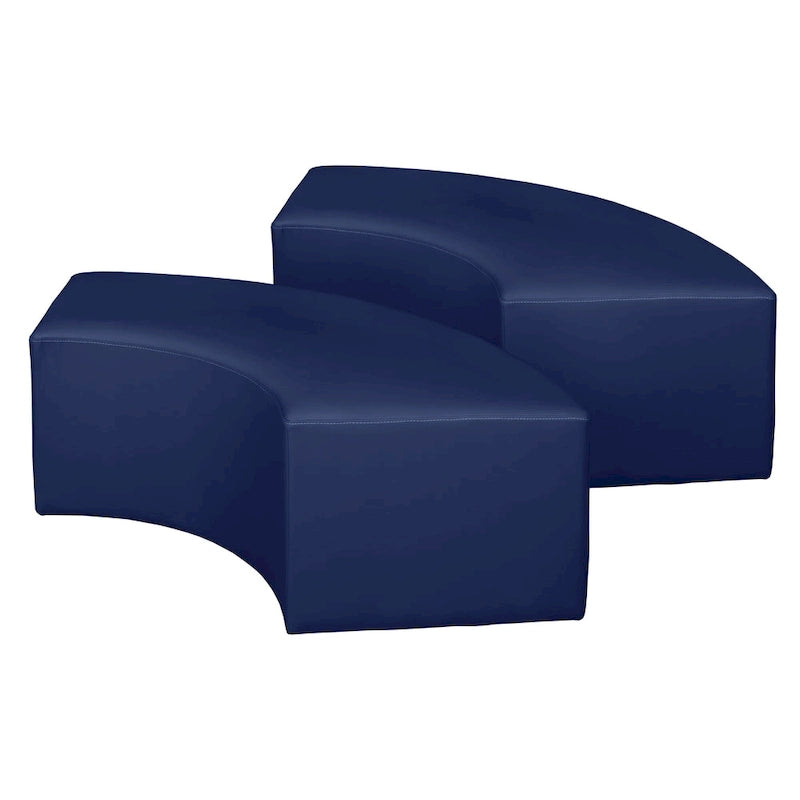 Aurora Curved Indoor Ottoman (Set of 2)