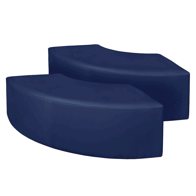 Aurora Curved Indoor Ottoman (Set of 2)
