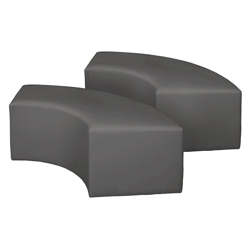 Aurora Curved Indoor Ottoman (Set of 2)