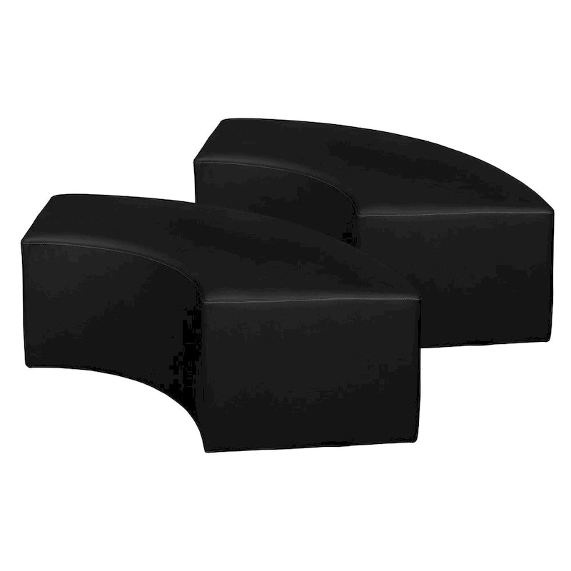 Aurora Curved Indoor Ottoman (Set of 2)