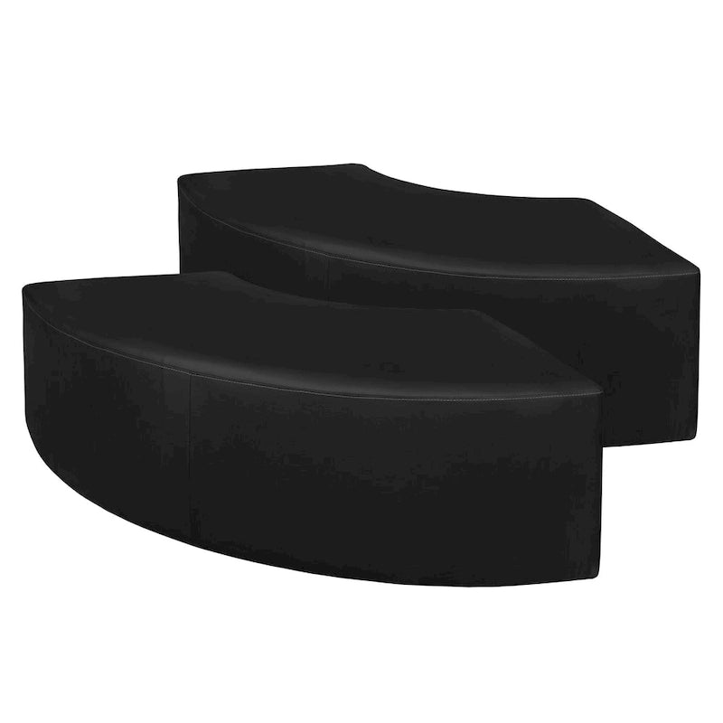 Aurora Curved Indoor Ottoman (Set of 2)