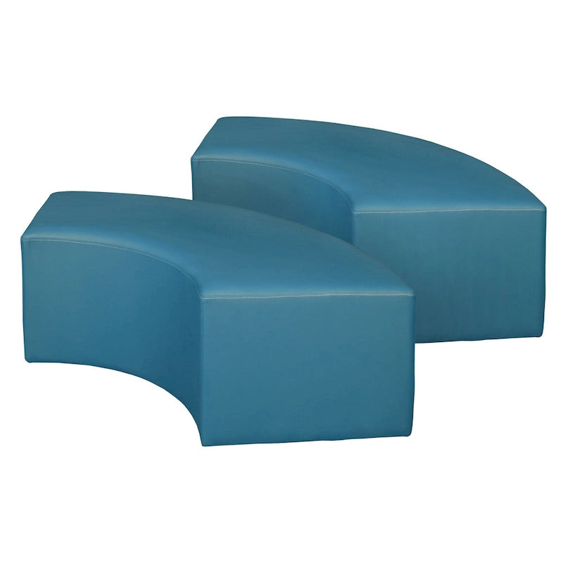 Aurora Curved Indoor Ottoman (Set of 2)