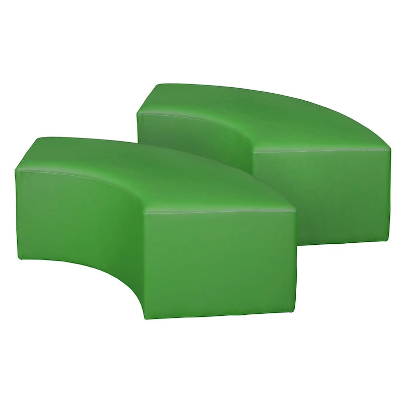 Aurora Curved Indoor Ottoman (Set of 2)