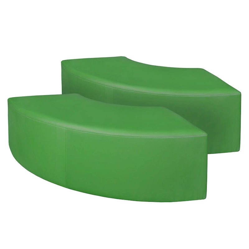 Aurora Curved Indoor Ottoman (Set of 2)