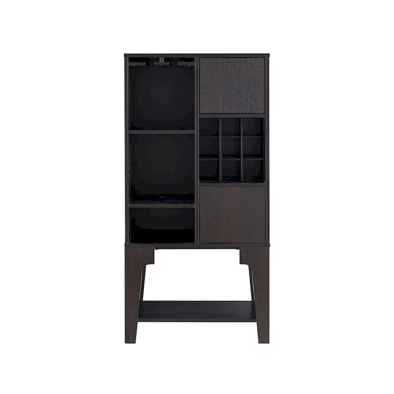Furniture of America Cregg Contemporary 4-shelf Buffet with Wine Rack