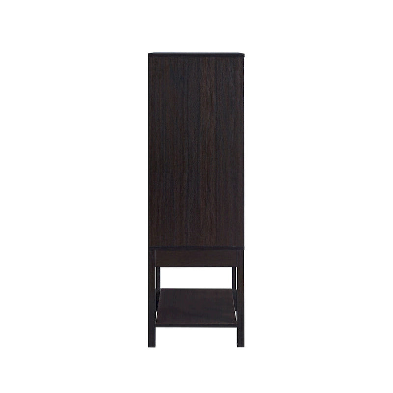 Furniture of America Cregg Contemporary 4-shelf Buffet with Wine Rack