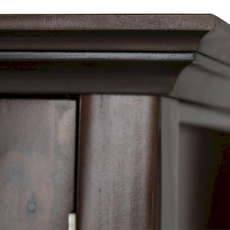 WYNDENHALL Normandy SOLID WOOD 62 inch Wide Transitional Wide Storage Cabinet - 62w x 18d x 34 h