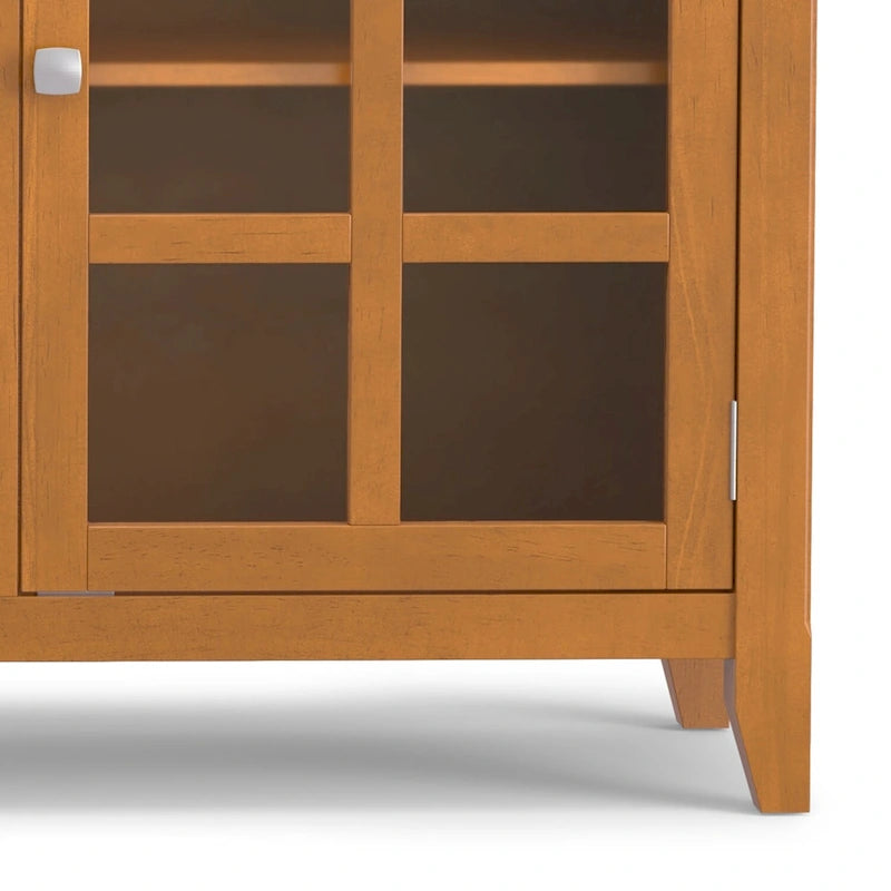 WYNDENHALL Normandy SOLID WOOD 62 inch Wide Transitional Wide Storage Cabinet - 62w x 18d x 34 h